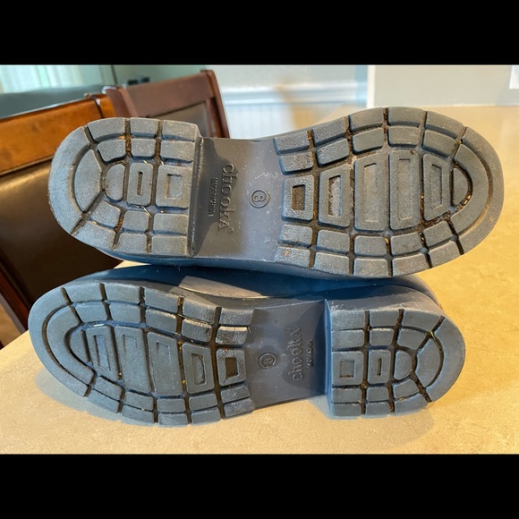 Chooka Chelsea blue short rain boots 8 - Picture 3 of 9